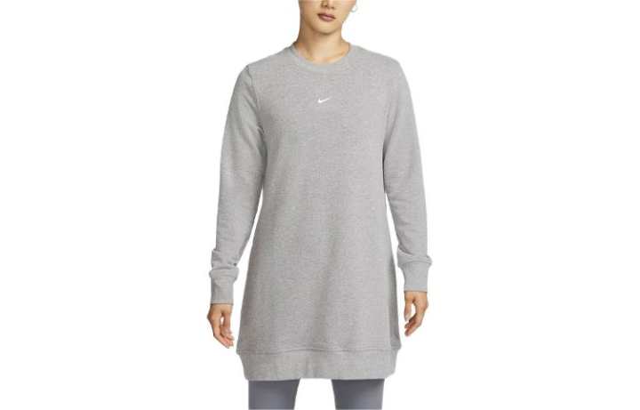Nike Nike Dri FIT One Sweatshirt Women's Gray