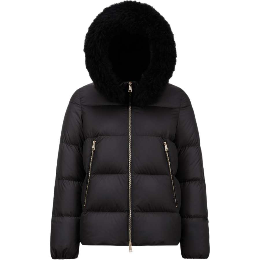 Moncler Moncler Laichefur Zip-Up Puffer Jacket