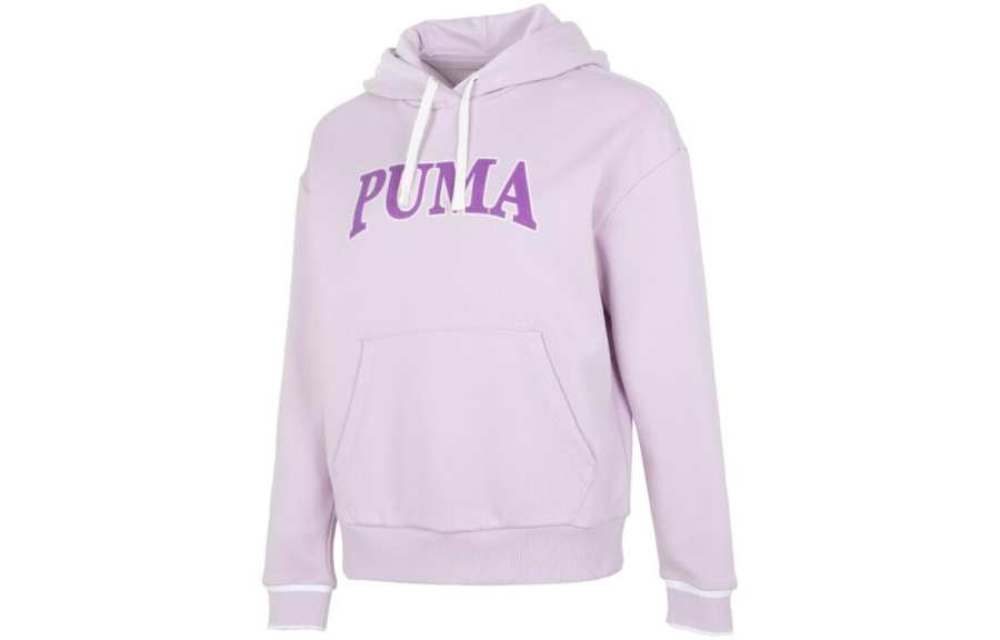 PUMA Sweatshirts Women's Purple Hooded Moderate Other