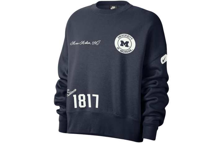 Nike Nike Michigan Sweatshirt Women's Marine Blue