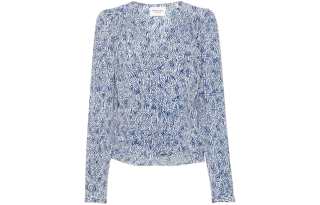 ISABEL MARANT ETOILE Graphic-Printed V-Neck Shirt
