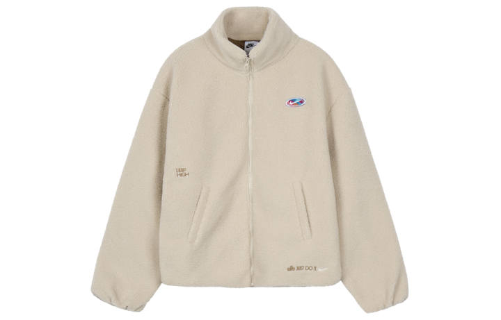 Nike Nike CNY Collection Jackets Women's Dune White Stand Collar Moderate Other