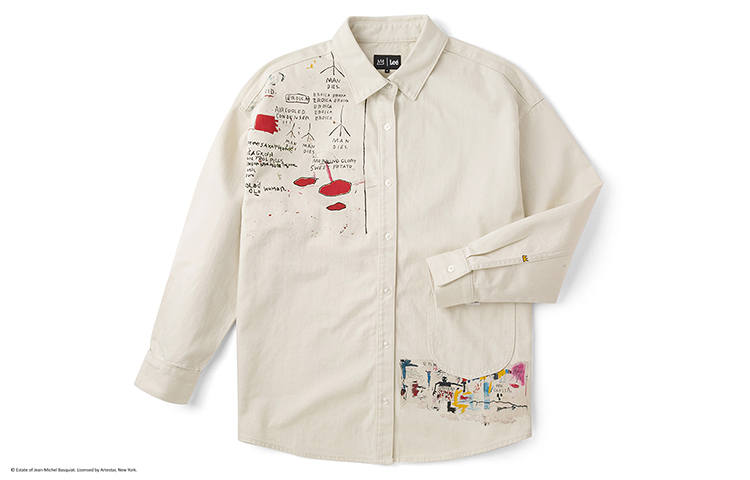 Lee Shirts Women's Raw White Lapel Moderate Shirt