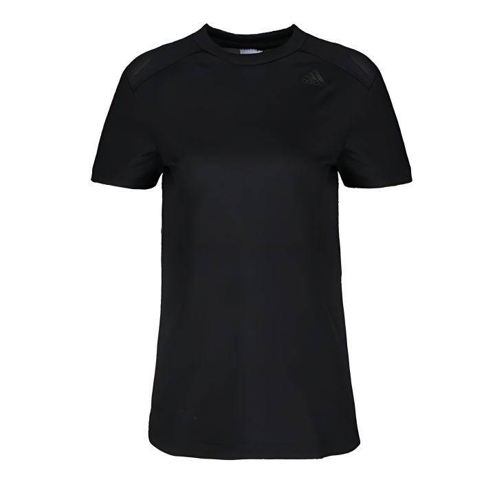 Adidas Adidas T Shirts Women's Black Crew Neck Moderate Other