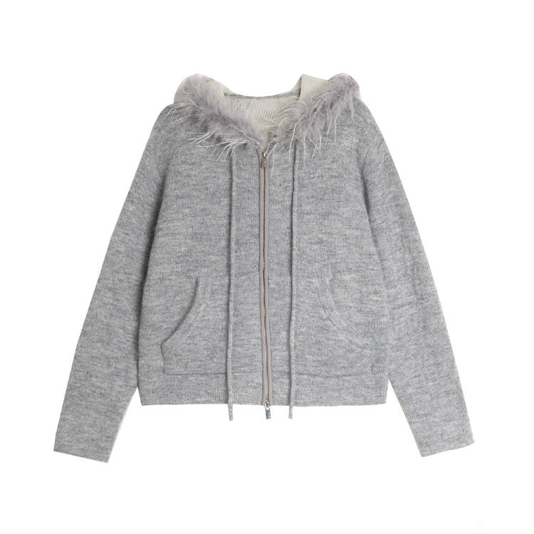 ELLE Knitwear Women's Medium Gray