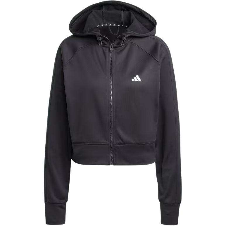 Adidas Adidas Free Shipping With AdiClub Aeroready Game And Go Full-Zip Hooded Fleece Jacket