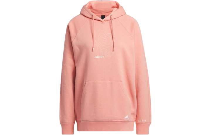 Adidas Adidas All Szn Valentine's Day Pullover Hoodie Sweatshirt Women's Orange