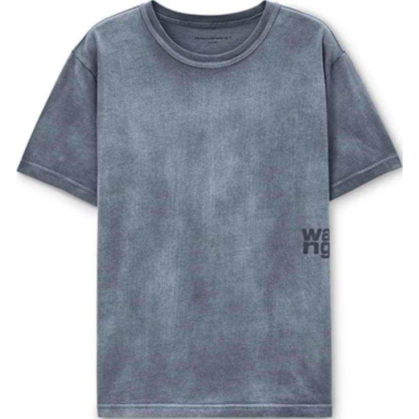 Alexander Wang T By Alexander Wang Puff Logo Jersey T Shirt