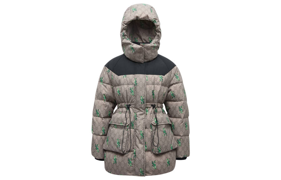 LINCchic Down Jackets Women's Hooded Non Detachable Thickened Puffer Jacket