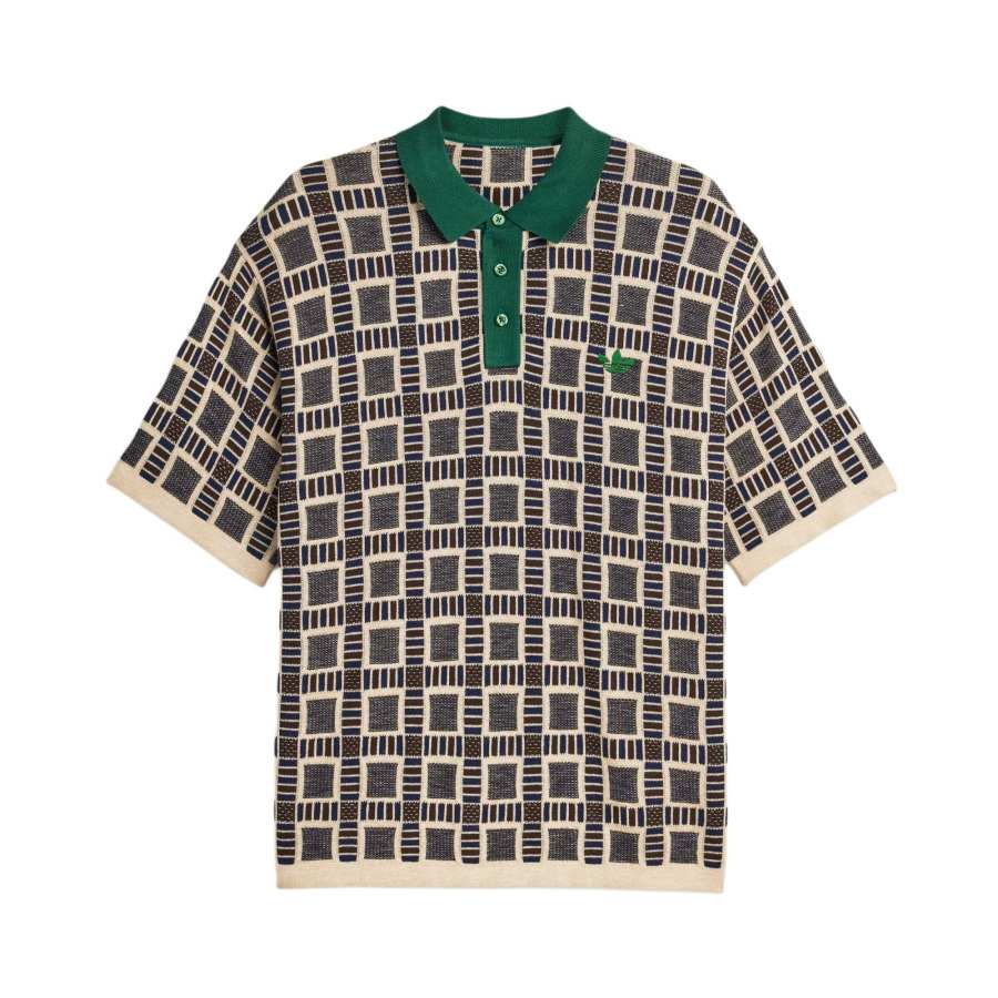 Adidas Originals x Brain Dead Trefoil Polo Shirt Unisex Dust Sand