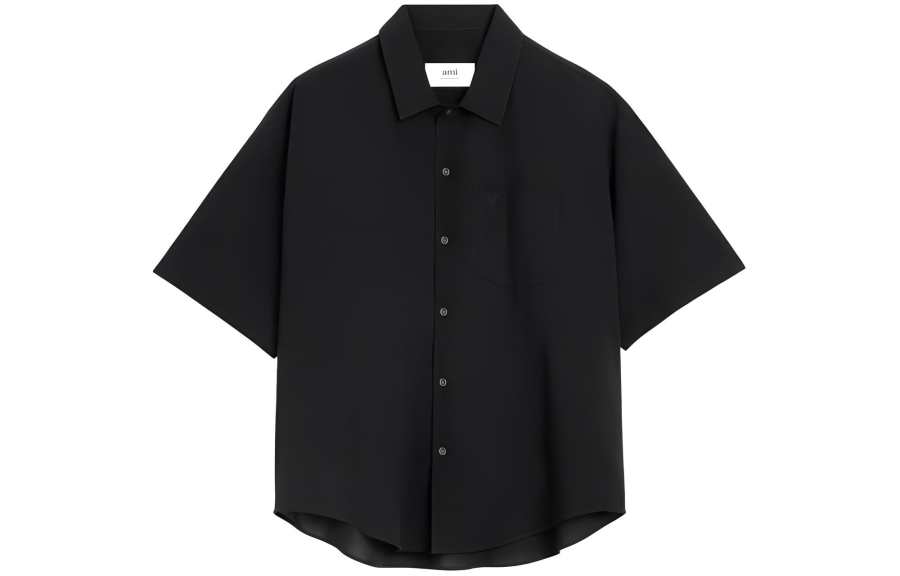 AMIPARIS Shirts Women's Black Pointed Collar Moderate Other