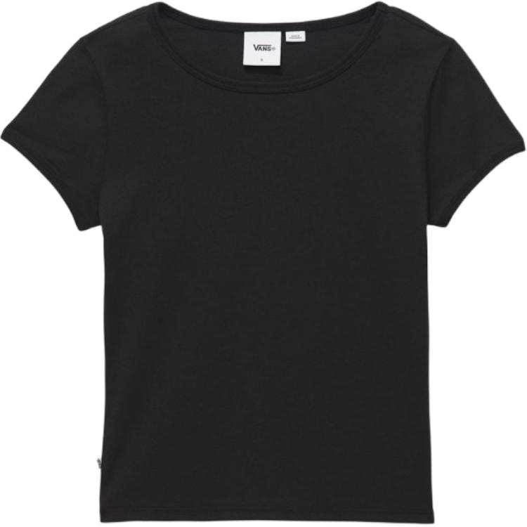 Vans T Shirts Women's Black Crew Neck Moderate
