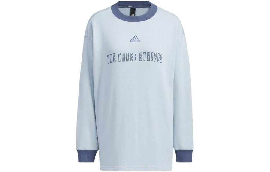 Adidas Adidas Sweatshirts Women's Blue Crew Neck Moderate Regular