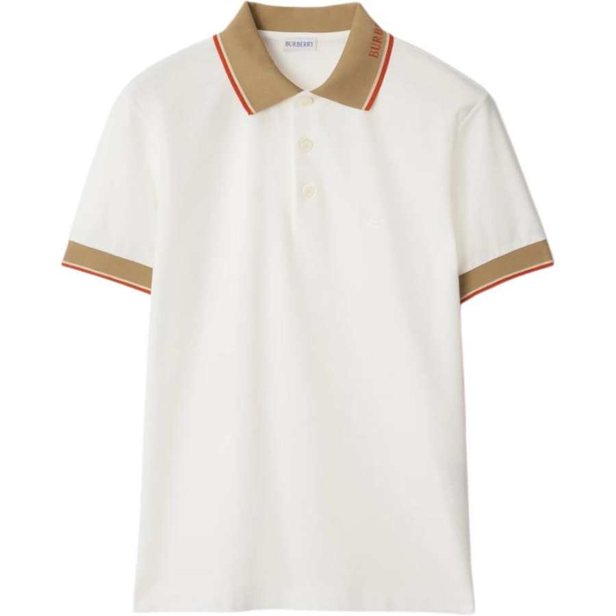 Burberry Check-Trim Short Sleeved Polo Shirt