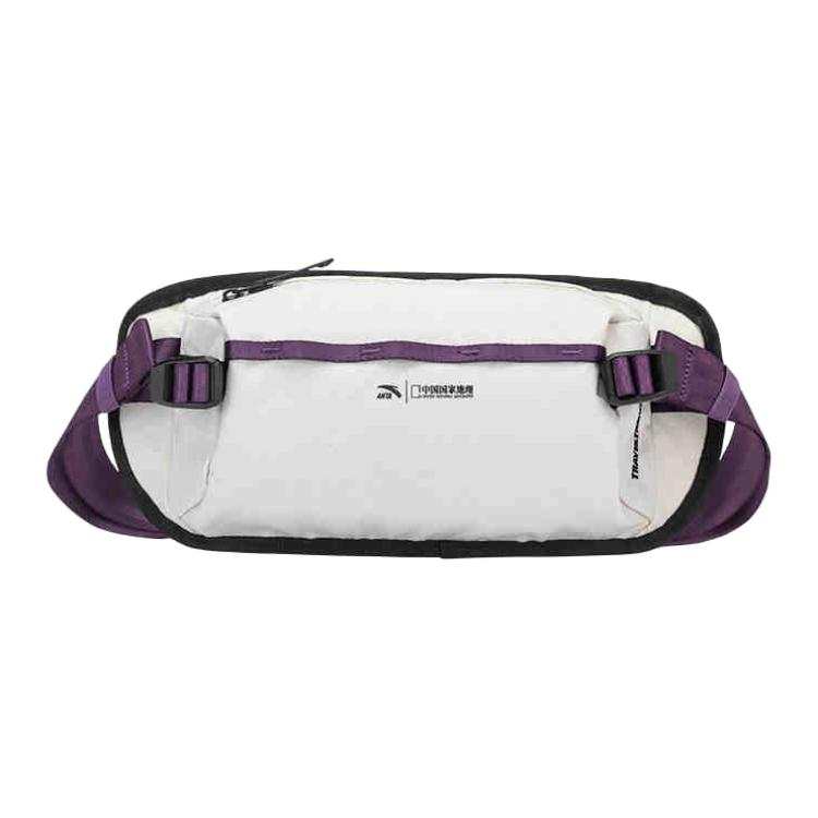 Anta China National Geography, Collaboration Polyester Fanny Pack Men's Tone Gray