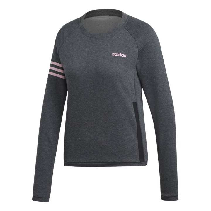 Adidas Adidas Sweatshirts Women's Gray Crew Neck Moderate