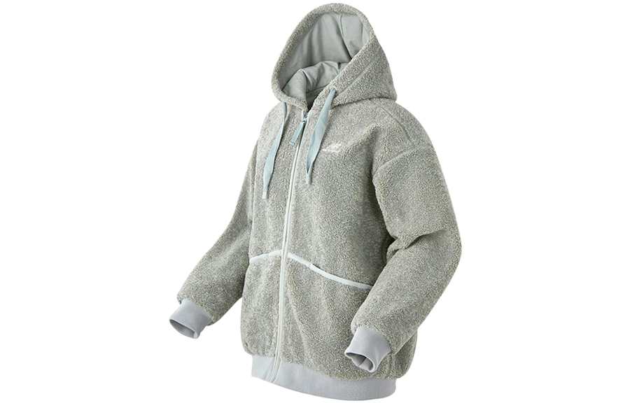 New Balance New Balance Jackets Women's Gray Hooded Moderate Workwear