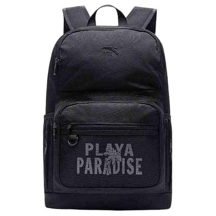 ANTA Anta Nylon Backpack Unisex Basic Black