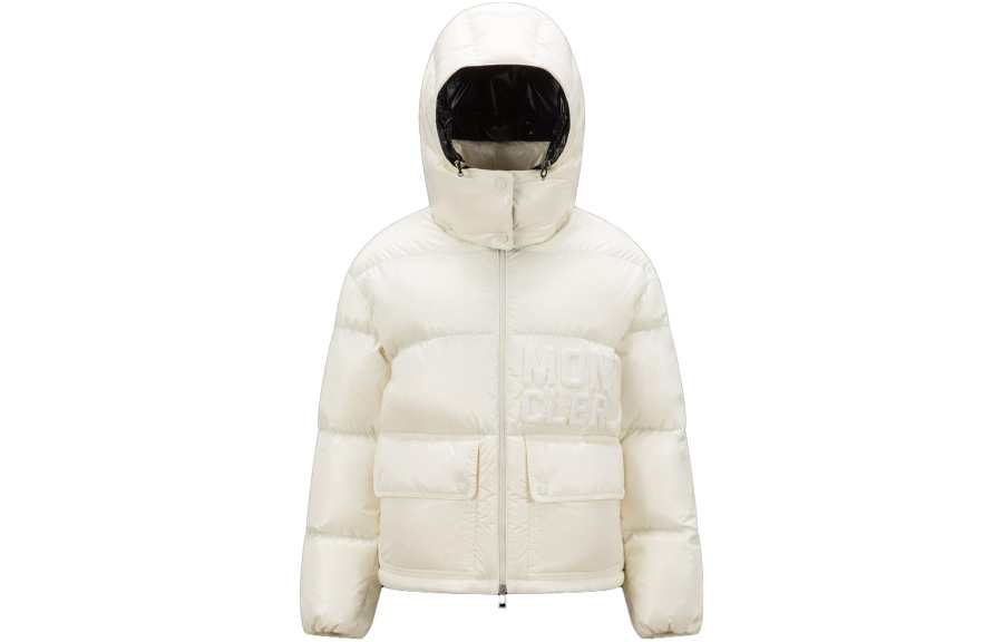 Moncler Abbaye Down Jackets Women's Detachable Hood Moderate Down Jacket