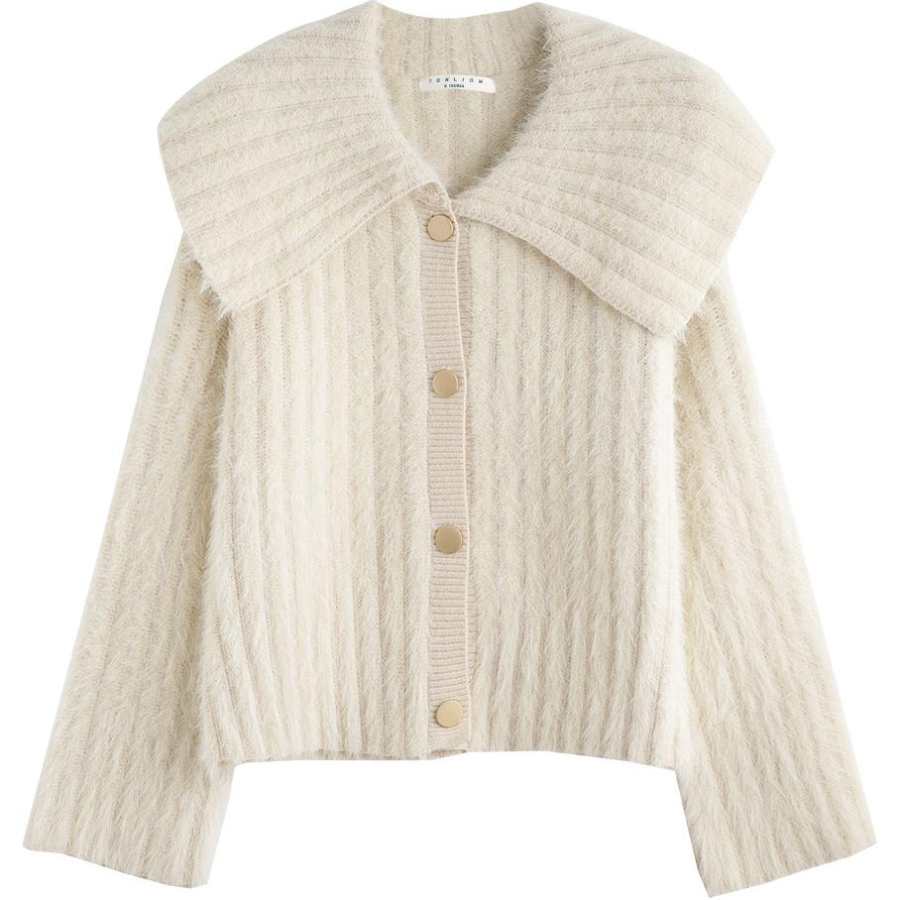 Tonlion Knitwear Women's Beige Apricot