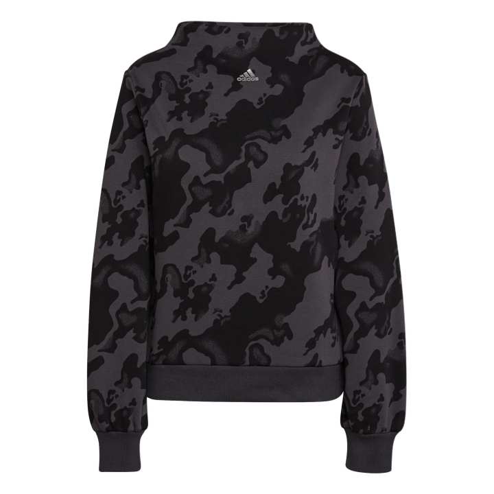 Adidas Adidas MOCK CREW AOP Sweatshirt Women's Carbon Black