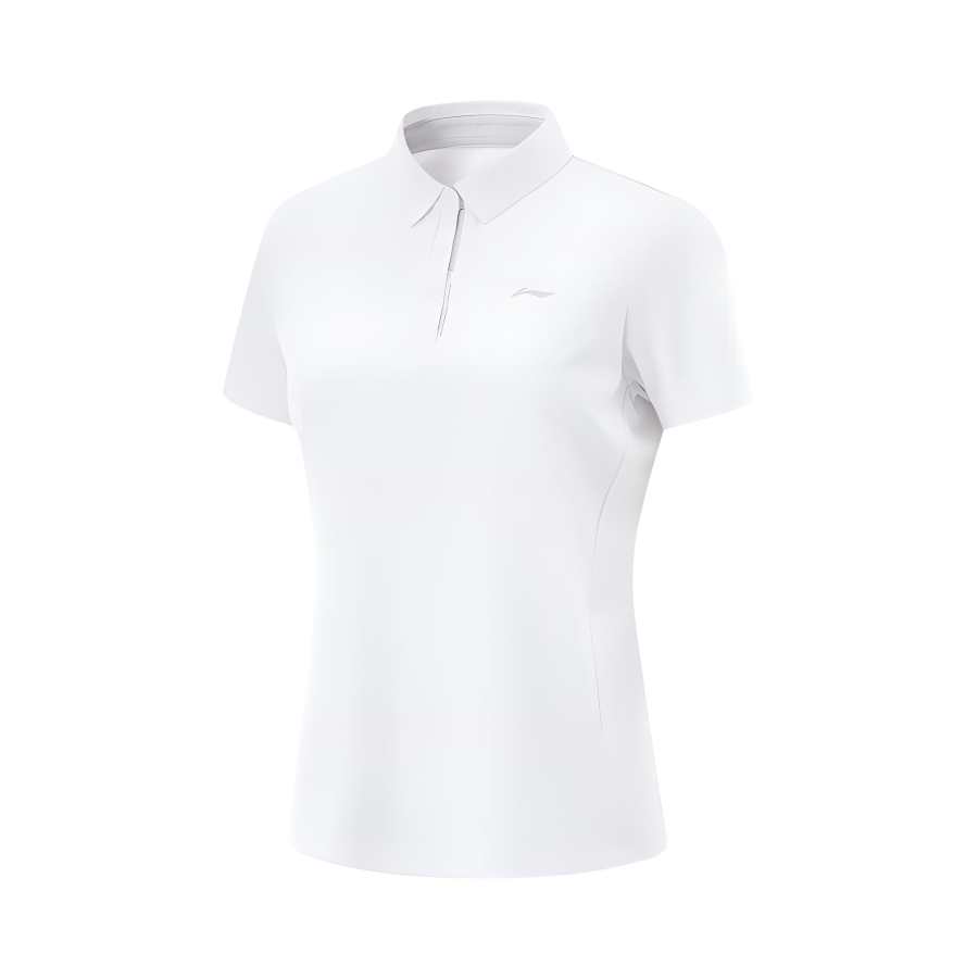 Li-Ning Li Ning Fitness Series Polo Shirt Women's Standard White