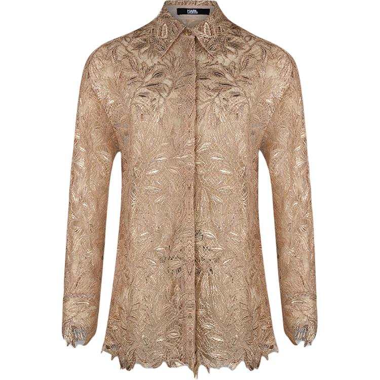 KARL LAGERFELD / Karl Lagerfeld Jeans Shirt Women's Gold