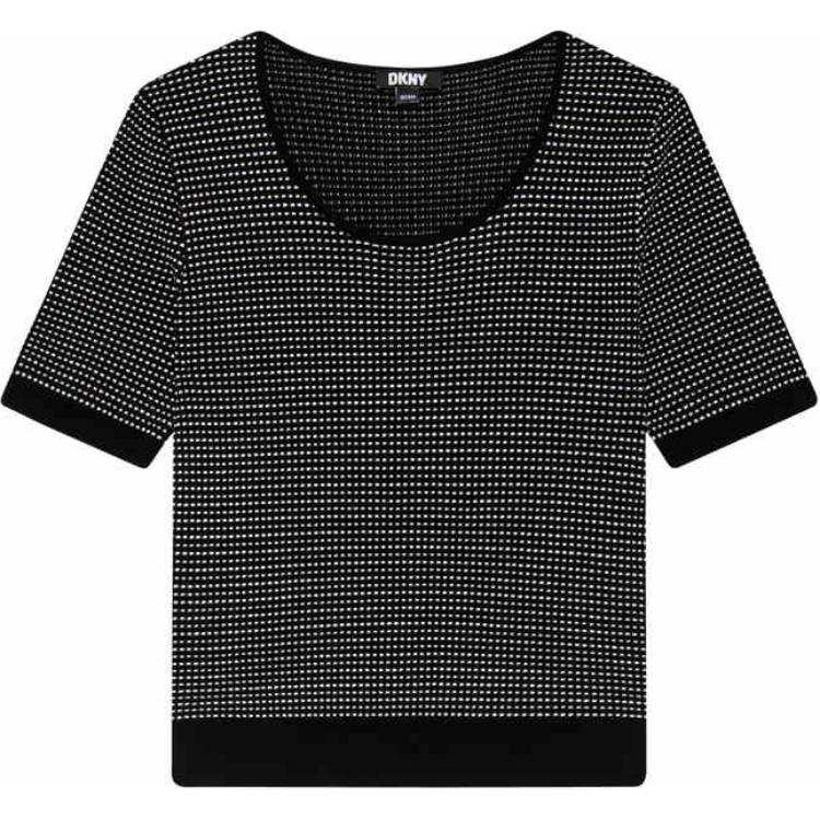 DKNY Knitwear Women's Black Crew Neck Moderate