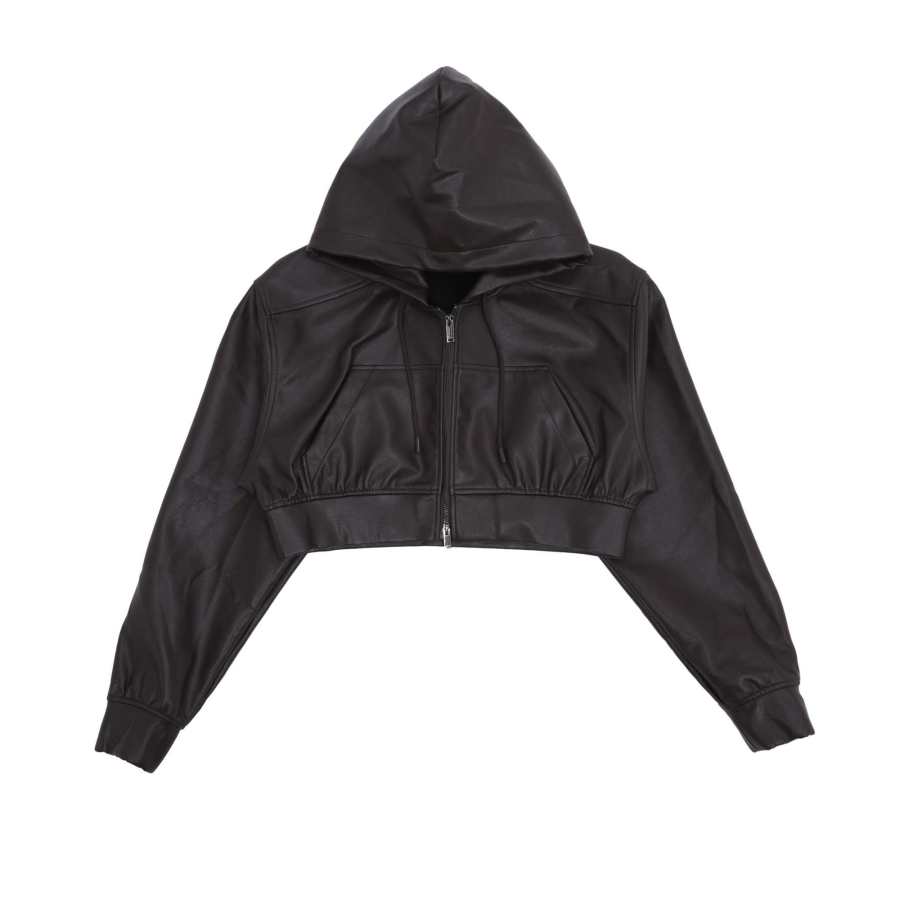 Nerdy Nerdy Jackets Women's Brown Hooded Moderate