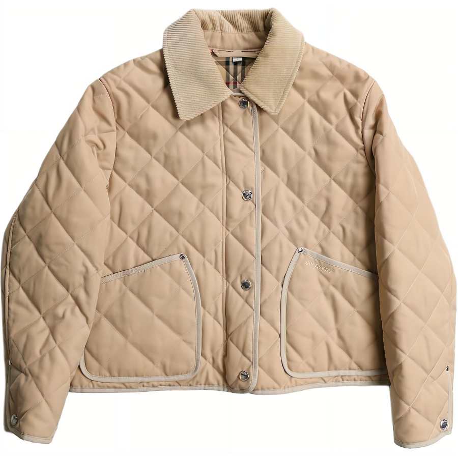 Burberry Burberry quilted classic-collar jacket