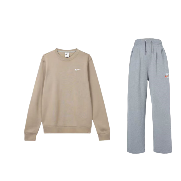 Nike Nike Casual Sportswear Unisex Crew Neck Thickened And Fleece Lined