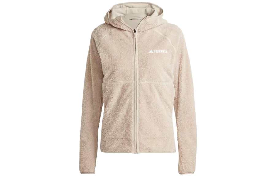 Adidas Adidas Jackets Women's Magical Beige Hooded Moderate Other