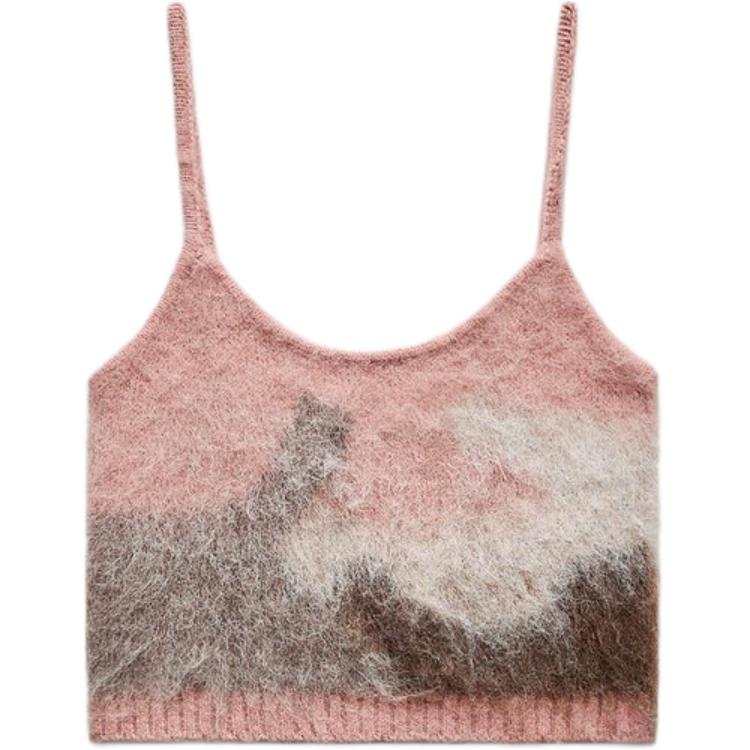 ZARA Camisole Women's Pink/White