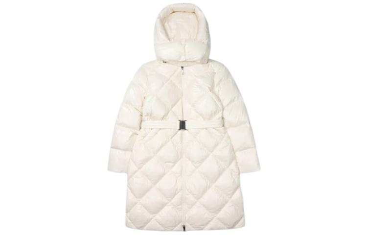 FILA Down Jackets Women's White Hooded Moderate Other