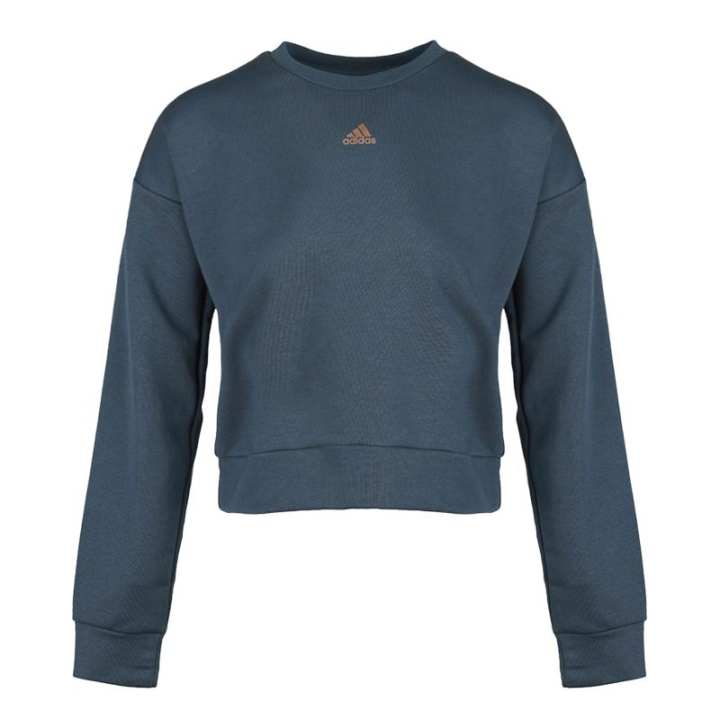 Adidas Adidas W U 4 U CREW Sweatshirt Women's Gray Blue