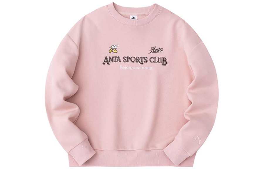 Anta Lifestyle Collection Sports Lifestyle Collection Sweatshirt Women's Beige Sand Pink