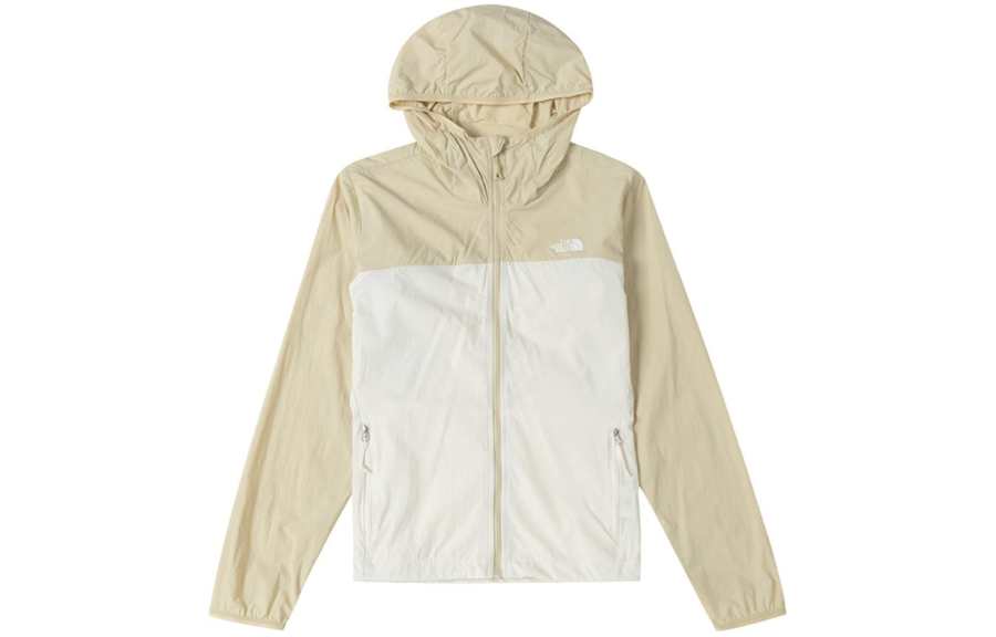THE NORTH FACE W SUN CHASE WIND JACKET Jackets & Coats Women's Beige/White