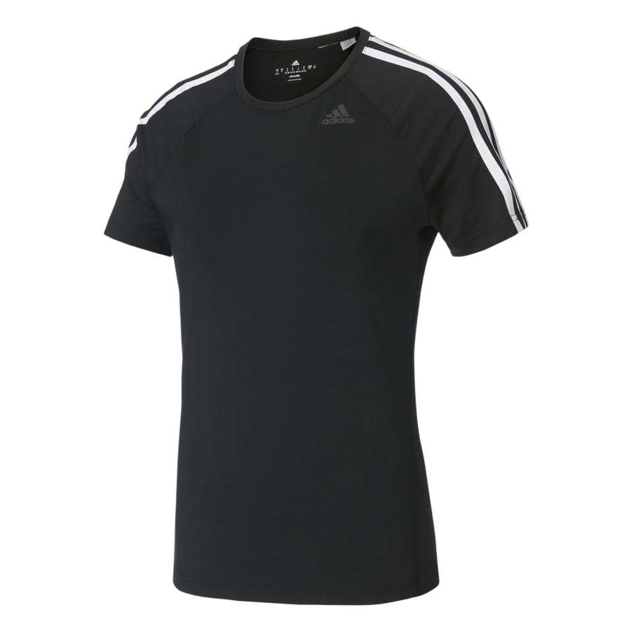 Adidas Adidas T Shirts Women's Black Crew Neck Moderate