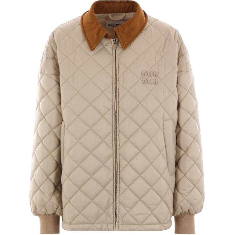 MIU MIU MIU MIU Zipped Quilted Jacket