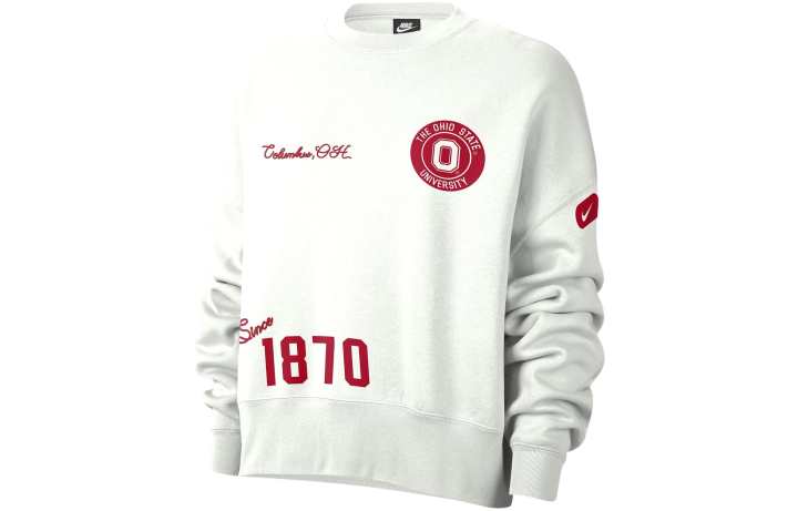 Nike Nike Ohio State Sweatshirt Women's Summit White