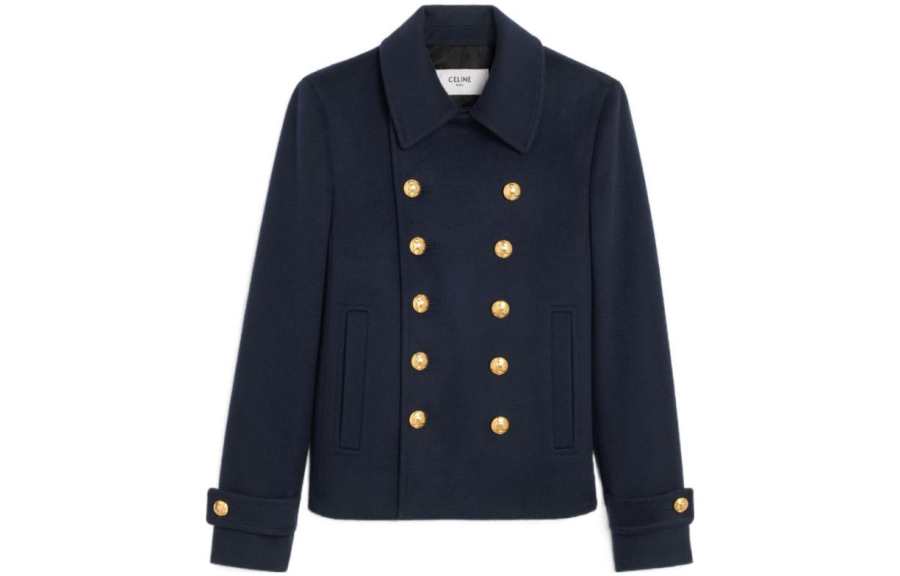 CELINE CELINE Jackets & Coats Women's Dark Blue
