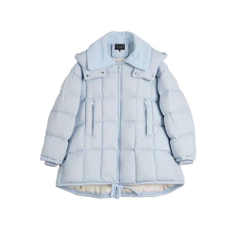 ELLE ELLE Down Jacket Women's Light Blue