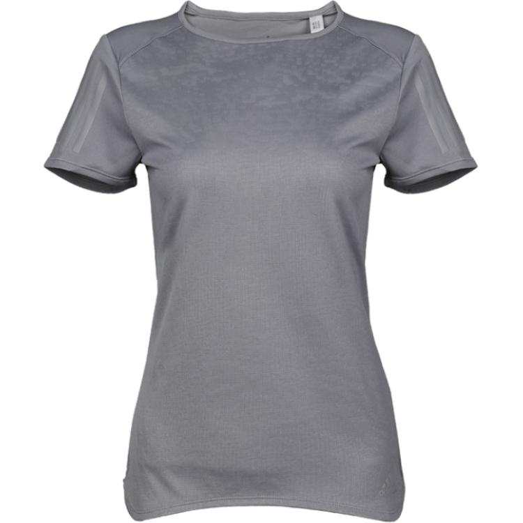 Adidas Adidas T Shirts Women's Gray Crew Neck Moderate Other