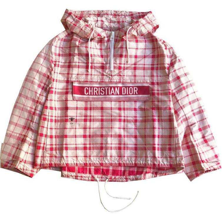 DIOR Jackets Women's Red Hooded Moderate Other