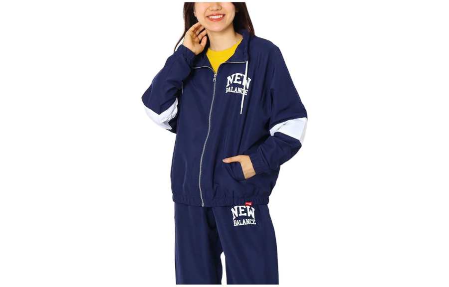 New Balance New Balance Jackets Women's Marine Blue Lapel Moderate Other