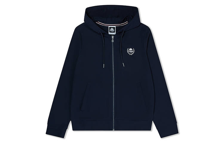 Kappa Sweatshirts Women's Midnight Blue Black 906 Hooded Moderate Regular