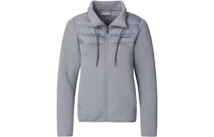 Columbia Jackets Women's Gray Blue Lapel Thickened Other