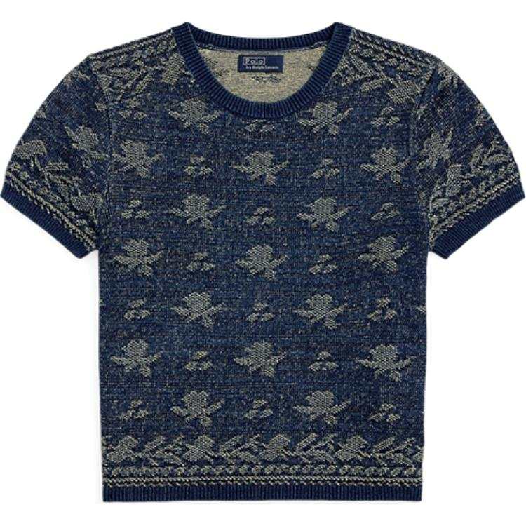 Polo Ralph Lauren Knitwear Straight Fit Short Version Women's Indigo