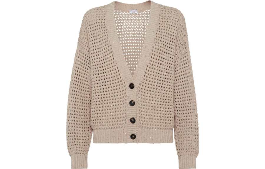 Brunello Cucinelli V-Neck Knitted Cardigan