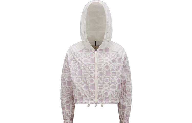 Moncler Jackets Women's Pink Hooded Non Detachable Moderate Other
